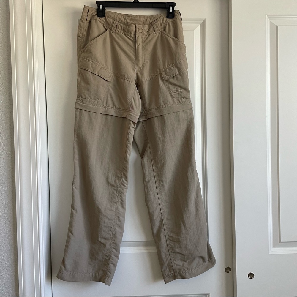 The North Face outdoor convertible pants quick dry cargo hiking fishing size 10